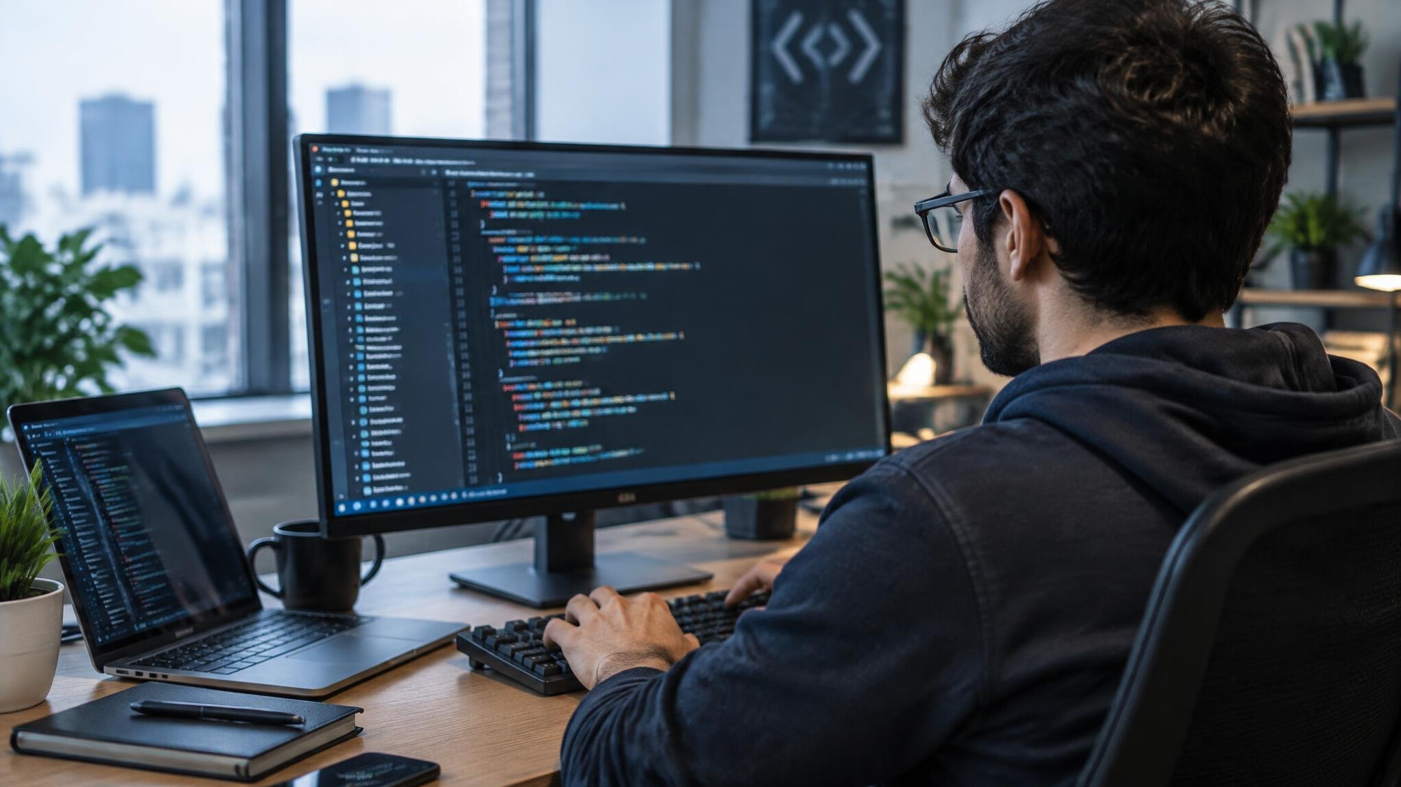 software code on screen